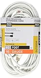 Master Electrician 02356-01ME 40-Feet Round Vinyl Outdoor Extension Cord, White [並行輸入品]