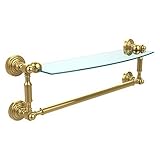 Allied Brass WP-33/24-PC Glass Shelf, 24-Inch x 5-Inch, Satin Brass [並行輸入品]