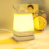 xiyunhan夜ライトポータブルきのこLEDライト時間ランププラスチックbutton-type省エネホワイトライトイエローUSB電源供給無段階減光
