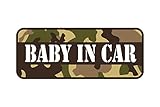 Sticker Shop Haru ＢＡＢＹ IN CARマグネット 迷彩柄