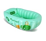 ベビーバスタブ/ベビー折りたたみインフレータブルバスタブベビーバスタブ大きなパッド付きチャイルドバスタブ折りたたみ式/ 0~8歳の赤ちゃん (色 : 3)