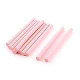 uxcell ホットメルト接着剤　ホットメルトグルースティック　ピタガン用スティック　ピンク　10本入り　7x100mm