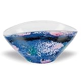 Badash Crystal GW589 MONET OVAL BOWL L8 in. x 5.5 in.