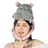 [吉祥寺良品] GoToParty-かぶりもの 帽子シリーズおもしろ動物系 ハロウィン 学園祭 コスプレ イベント 行事 一発芸 動画配信 写真撮影 おもしろい 盛り上がる うける 可愛い バラエティー パーティグッズ フリーサイズ (カバ)