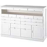 桐製 チェスト 収納棚 引き出し 小物収納 キャビネット 収納 ファックス台 サイドボード 完成品 ホワイト