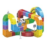 キューブレール ミニトレイン 立体軌道 無限レール DIY 81PCS