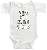Starlight Baby Wanna Bet I Can Make You Smileボディスーツ カラー: ホワイト