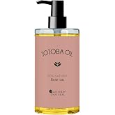 SAKURA & NATURAL Jojoba Oil, 10.1 fl oz (300 ml), 100% Natural | Body Oil Carrier Oil