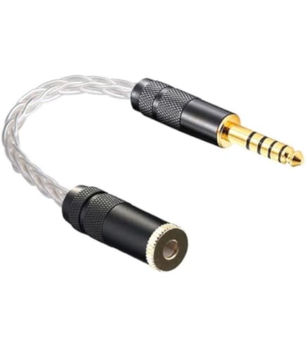 Amazon | luxferre 4.4mm 6.3mm 変換 ケーブル 4.4 6.3 変換 10CM 4.4