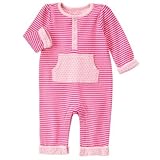 ジンボリー GYMBOREE/ ミックス プリント 1-ピース ブライト ローズ ロンパース長袖 3～6ヶ月【並行輸入】