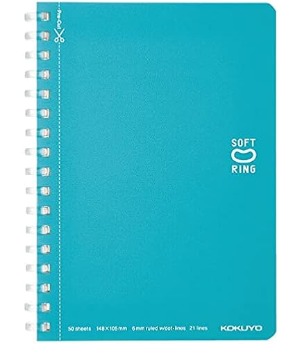 TEN. テン　ソフトリング SV Amazon | コクヨ ソフトリングノート カラフル ドット入り 中横