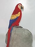 Hansa Macaw Plush, Scarlet [並行輸入品]