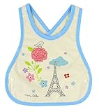 バッククロススタ 防水 スタイ お食事エプロン ベビー キッズ バッククロススタイ Crisscross Bib (女の子向け, 3柄セット)
