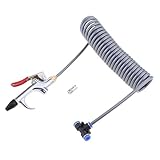 F Fityle 3.5mリコイルホース ダストブロワー クリーンノズル＆エアブローガン　亜鉛合金