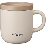 ドウシシャ マグカップ 猫じた専科マグカップ 【猫じたさんにおすすめ】 260ml ピンクベージュ ON℃ZONE(オンドゾーン)