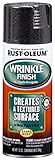 Rust-Oleum Wrinkle Finish Spray Paint, Black, 12 oz. [並行輸入品]