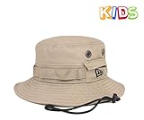 (ニューエラ)NEWERA キッズ アドベンチャー ハット コットン カーキ KIDS ADVENTURE HAT COTTON KHAKI (KH) #KD M/L 約54cm