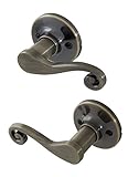 Honeywell 8108103 Scroll Passage Door Lever, Antique Brass [並行輸入品]