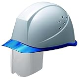 ミドリ安全 ヘルメット SC11PCLVS RA KP付 ホワイト／ブルー