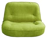 関家具 2人掛け座椅子 ぽむりん(幅122cm/グリーン色) 238772