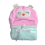 （シーズフビューティー）seasofbeautyベビー&キッズ用 フワフワ キュートアニマル タオル おくるみ バスローブ 出産祝いにも