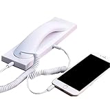 Hyack スマホ 受話器 レトロ 軽量 受信機 携帯電話 有線 受話器型 3.5mm端子 シニア