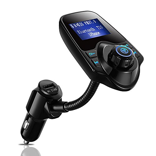 車用 FMトランスミッター Foneso bluetooth3.0　USB充電ポート 高音質通話ハンズフリー 電圧LEDディスプレイFM transmitter ラジオ機能
