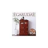 アンティーク調アジアン家具シリーズ　チェスト幅54ブラウン