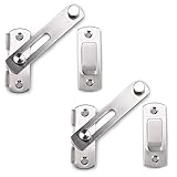 Sumnaconステンレススチールゲートラッチ/ロック安全ドアラッチ、ソリッドforペットゲート、キャビネット家具、ウィンドウ、つや消し仕上げ Sumnacon