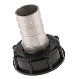 IPOTCH ガーデンホース　継手 1000L IBC 水タンクバルブアダプタ クイックコネクタ　 - 32mm