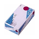 【お徳用 3 セット】 GloveMania ニトリル 極薄手袋 粉なし 使いきりタイプ 左右兼用 100枚入 #2041 ブルー M×3セット
