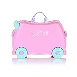 TRUNKI 子ども用 スーツケース キャリーバッグ 乗って遊べる 機内持ち込み 旅行 おもちゃ箱 収納 ライドオン・トランキ/ローズピンク WLTR0249