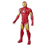ハズブロ(HASBRO) MARVEL マーベル タイタンヒーローシリーズ アベンジャーズ アイアンマン アクションフィギュア、12 インチ(30 cm)サイズ アクションフィギュア、4才以上のお子様向けアベンジャーズのおもちゃ E7873 正規品