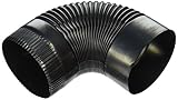 Norwesco 5in. Blue 90 degrees Corrugated Stovepipe Elbow 328016
