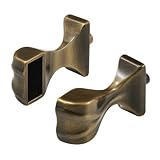 prime-line製品19508 – 88シャワータオルバードアブラケット、アンティーク真鍮、( Pack of 2 )