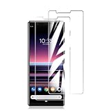 【二枚】FOR Sony Xperia 5 docomo so-01m 用のガラスフィルム for Xperia 5 (SO-01M/SOV41) 用のフィルム 液晶保護フィルムfor Sony Xperia 5 docomo so-01m au sov41 SoftBank 901SO 用のケース 強化保護ガラス 硬度9H 衝撃吸収 透過率高 指紋防止 自動吸着 防塵 PCduoduo