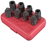 Sunex 2841 1/2-Inch Drive Pipe Plug Socket Set, 8-Piece [並行輸入品]