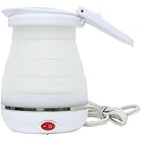 ミヨシ(Miyoshi) 折りたためる電気ケトル ホワイト 800ml 2-3人用 MBE-TK03/WH
