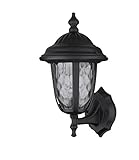 Chloe Lighting CH4311-BLK-OSU1 13.5-Inch Tall Transitional 1-Light Black Outdoor Wall Sconce [並行輸入品]