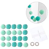 bestoyardポンポンPom Pomsボール結婚式誕生日ベビーシャワーの装飾DIYクラフトHangingパーティーデコレーション2 M (ライトグリーン)