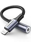 UGREEN MFi認証 Lightning  3.5 mm ライトニング イヤホンジャック 変換 iPhone イヤホン