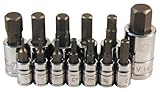 ATD Tools 13785 13-Piece Metric Hex Bit Socket Set [並行輸入品]
