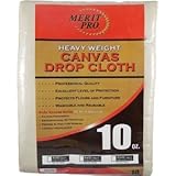 MERIT PRO 02055 9' x 12' 10Oz Heavy Weight Canvas Drop Cloth [並行輸入品]