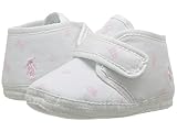 [ポロ ラルフローレン] Polo Ralph Lauren Kids ガールズ Cozy (Infant/Toddler) ベビーシューズ White /Pink Block/Ralph Laure