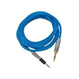 St.espoir ヘッドホン ケーブル 交換用 リケーブル 全長 1.2m プラグ 3.5mm-2.5mm (ロック付き特殊プラグ) HD599 HD598シリーズ HPH-MT8 などに使用可能ブルー