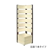 コーナーフェンス1200（3cm間隔）　W 左脚１本タイプ