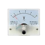 uxcell　ミリアンペアアナログ　電流パネルメータ　電流試験　AC 0-10V　85L1-V