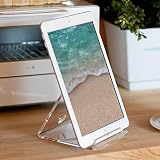 【日本製】 タブレットスタンド アクリル製 タブレットホルダー 透明 クリア amenist 004-601