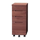 ワゴン ブラウン タイプ／奥行（cm）：Ｃ・引出し・４段／４４．５