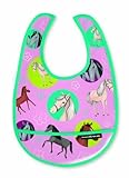 Bib - Horses Pattern by Crocodile Creek [並行輸入品]